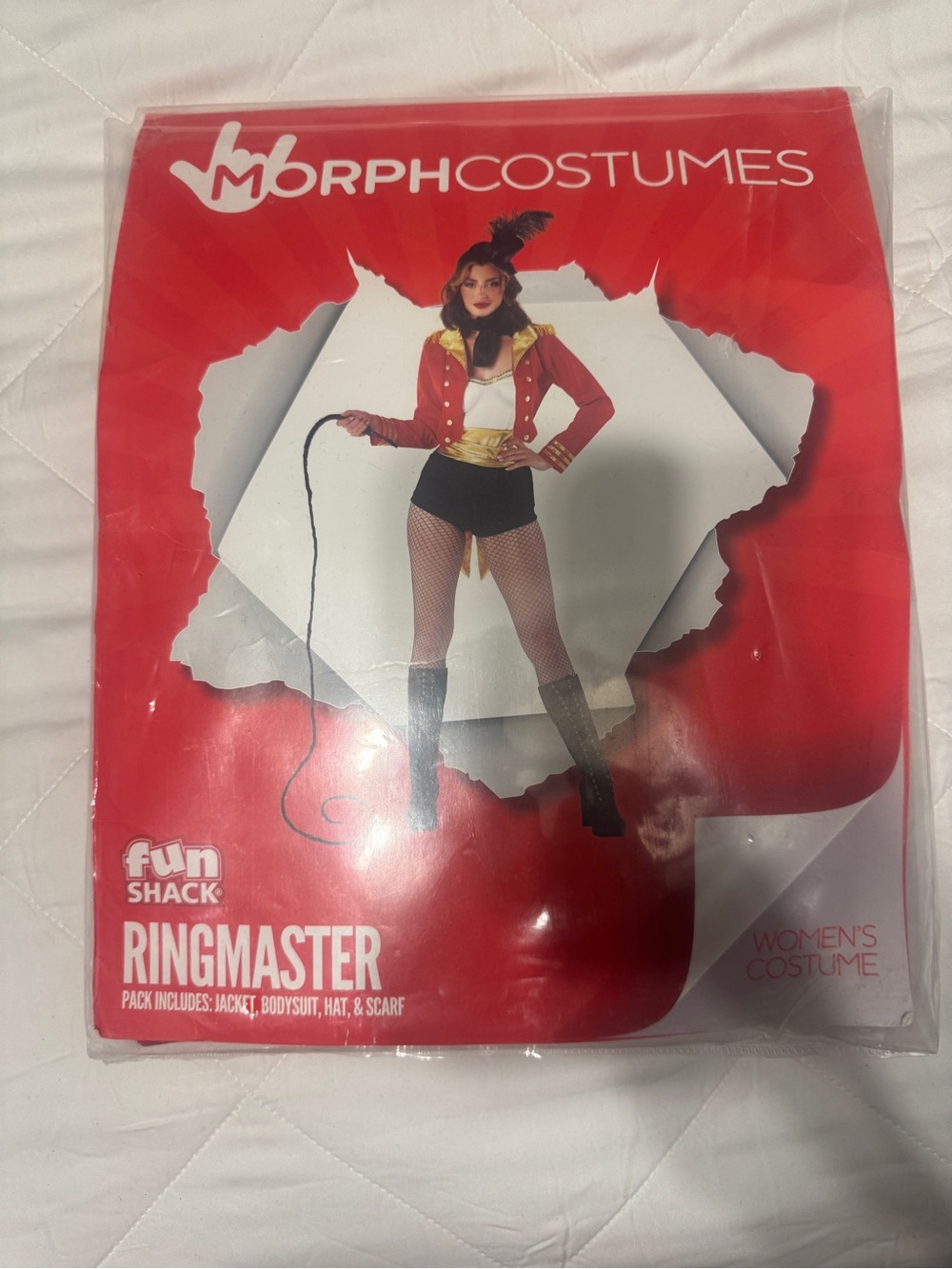 Fun Shack Ringmaster adult Costume - Red & Gold